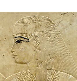 Dama egipcia (tumba de Ramose)