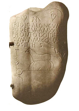 Inscripción funeraria célticolatina