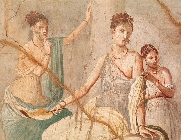 Mujeres romanas (pintura mural)