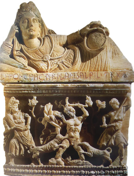 Sarcófago etrusco del Museo Guarnacci, Volterra