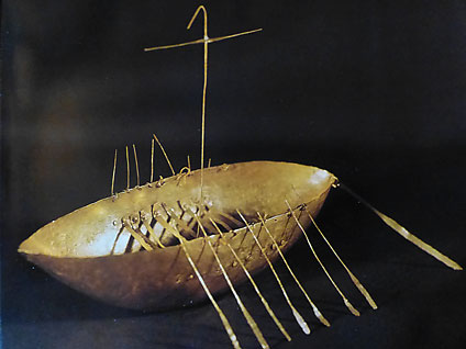 Barquito de oro, exvoto funerario celtico