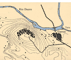 Plano topográfico de Numancia