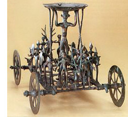 carrito votivo (cultura Hallstatt, 1ª Edad del Hierro europea)