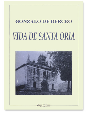 Portada del libro Vida de Santa Oria, de Gonzalo de Berceo