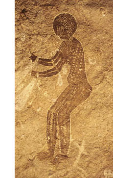 Pintura rupestre del Tassili