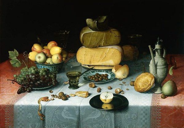 Bodegón de desayuno (pintura de Floris Claesz van Dijck)