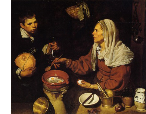 Vieja friendo huevos (pintura de Velázquez)