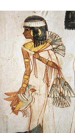 Princesa egipcia, tumba de Menna Princesa egipcia, tumba de Menna