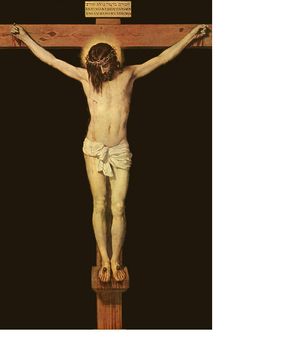 El Cristo crucificado, o Cristo de San Plácido, pintura al óleo de Velázquez (Museo del Prado)
