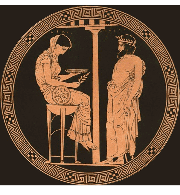 La diosa Themis (Vaso ático)