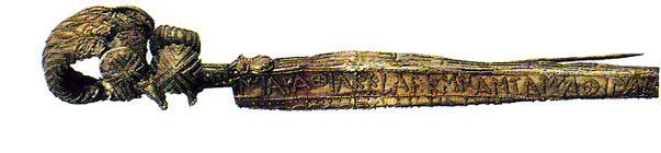La fíbula, o broche de oro, de Castelluccio di Pienza