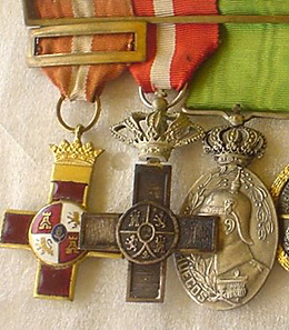 Medallas al mérito militar, en la guerra de África