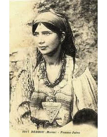 Muchacha judía sefardí de Marruecos