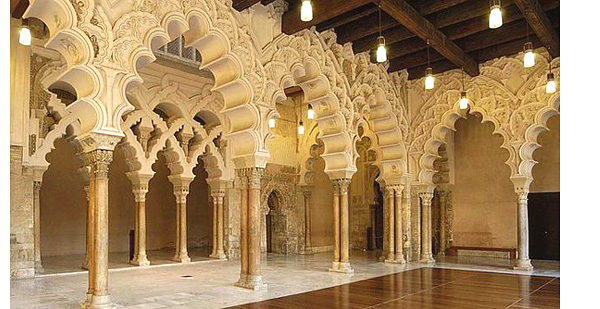 Interior del palacio de la Aljafería, Zaragoza