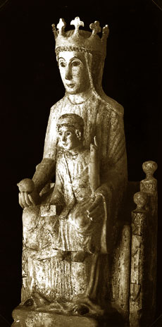 Virgen románica catalana (Vich)
