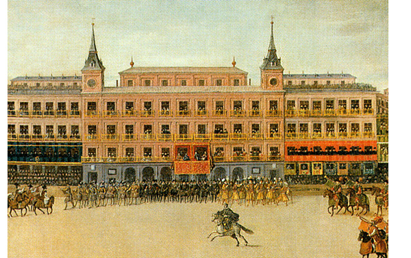 La Plaza Mayor de Madrid, por Juan de la Corte (1626)